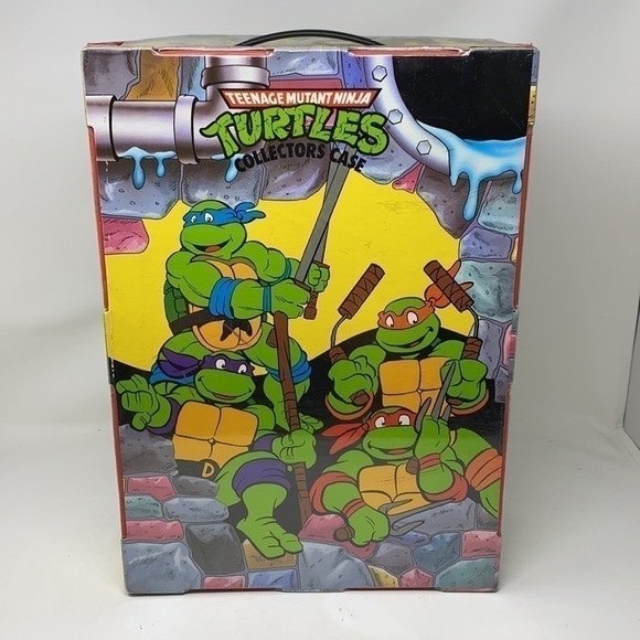 Vintage TMNT Teenage Mutant Ninja Turtles carrying storage case - Picture 3 of 10